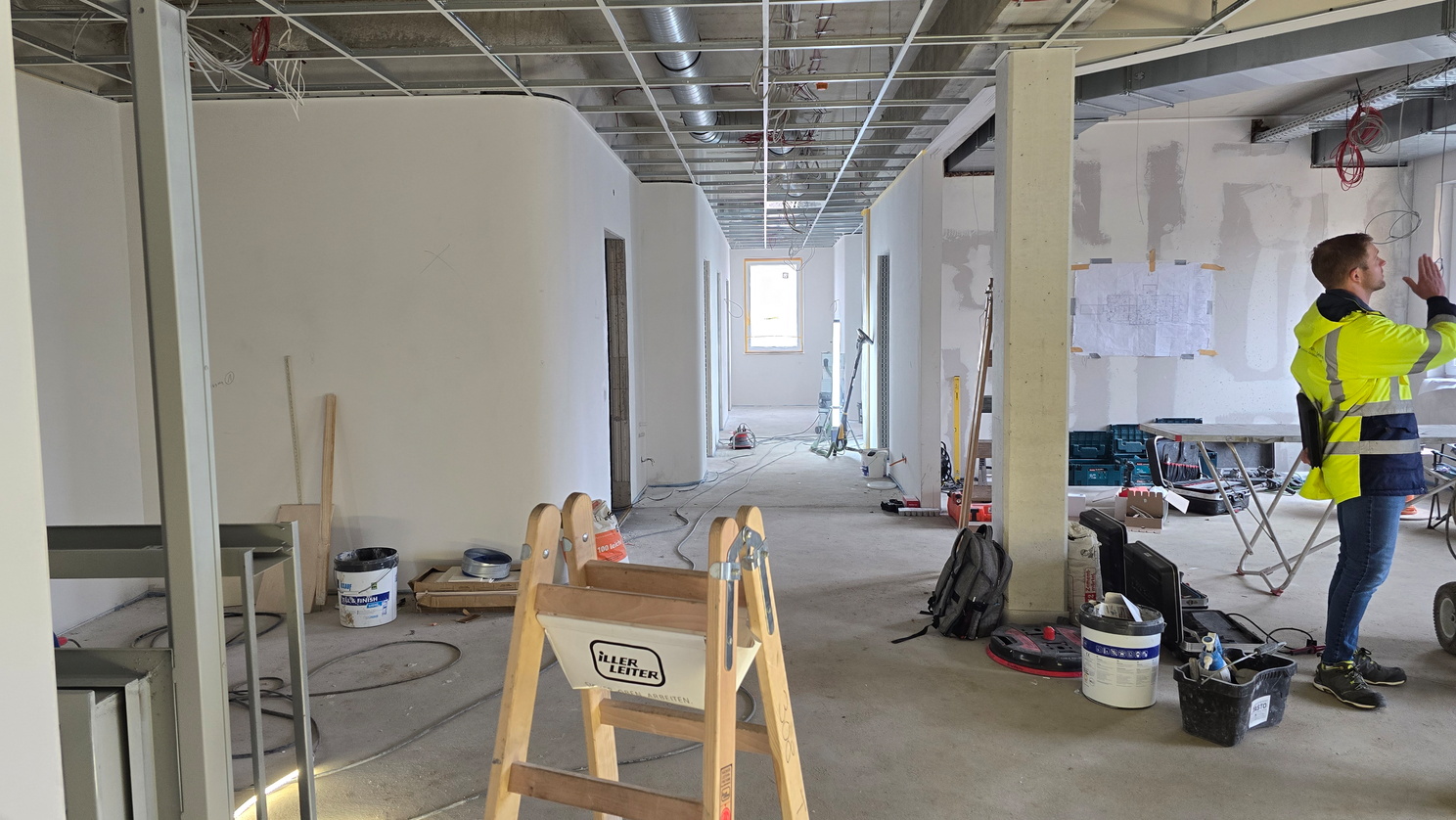 Eine Baustelle im Innenausbau