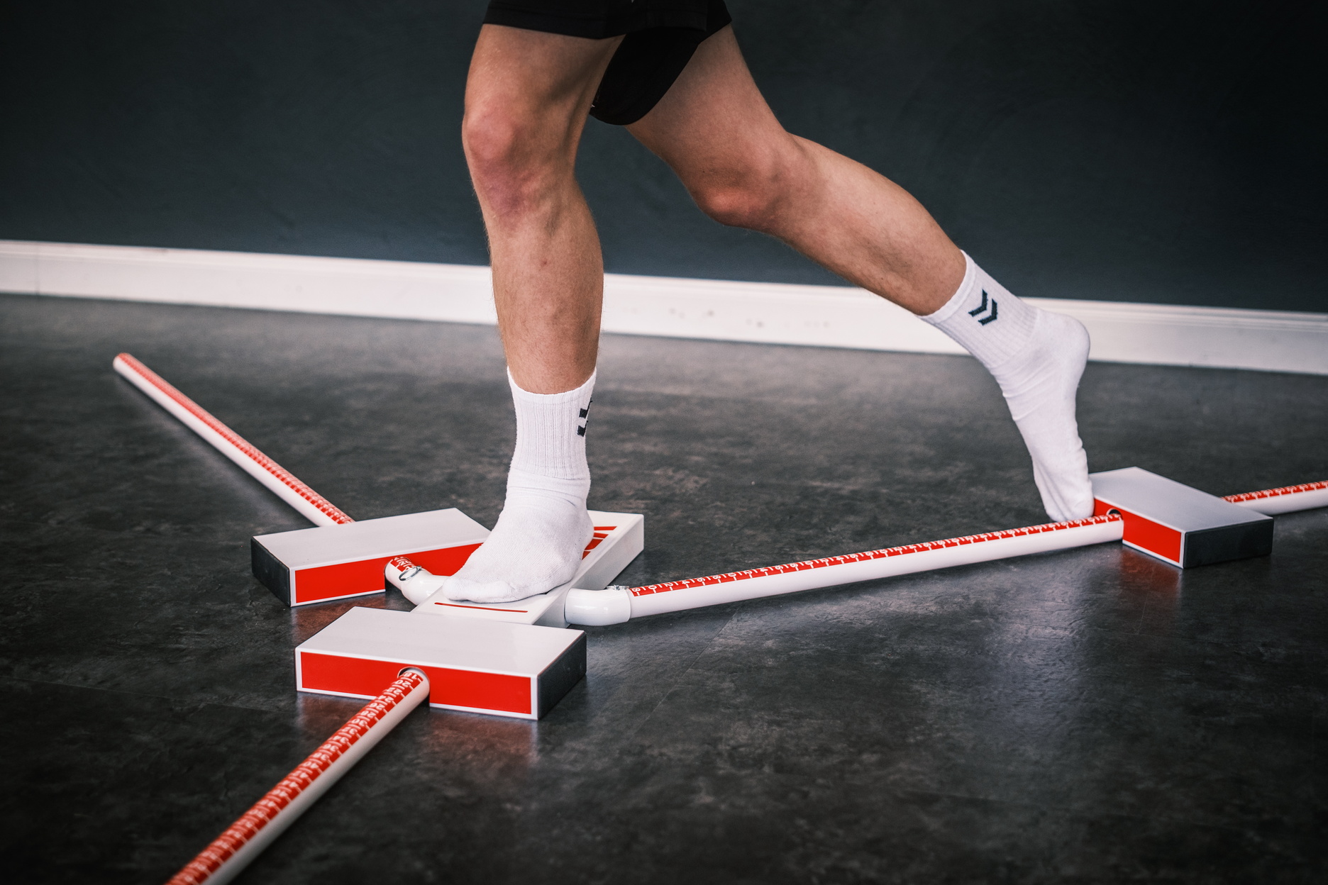 Beweglichkeitsmessung einer Jungen mittels FMS.